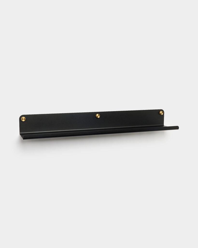 Featured image for the post: CREATE | Wide Shelf - Black/Brass