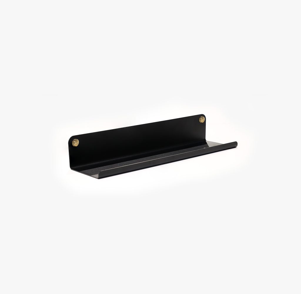 Featured image for the post: CREATE | Wide Shelf - 51,9 cm (20.43"), Black/Brass