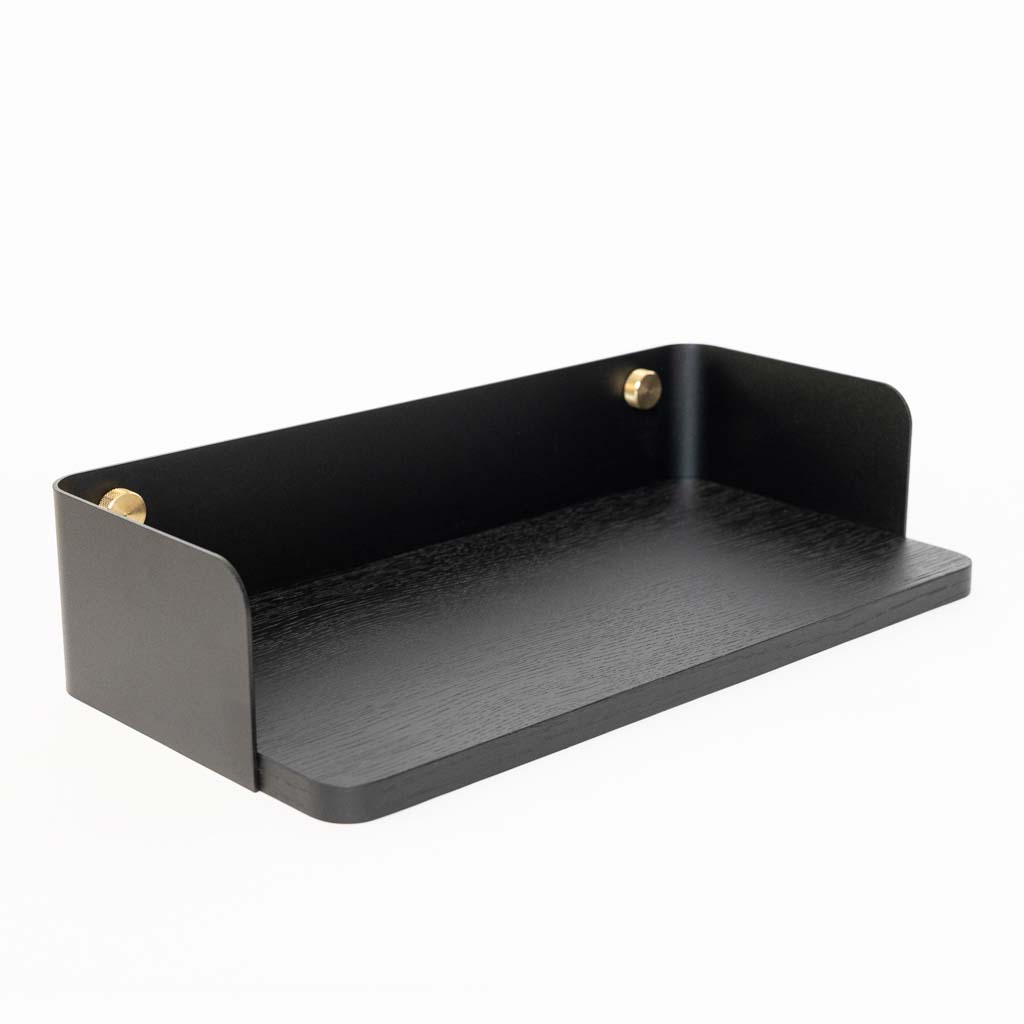 Featured image for the post: CREATE | Bookshelf - Black Oak, 39.9 x 20 cm