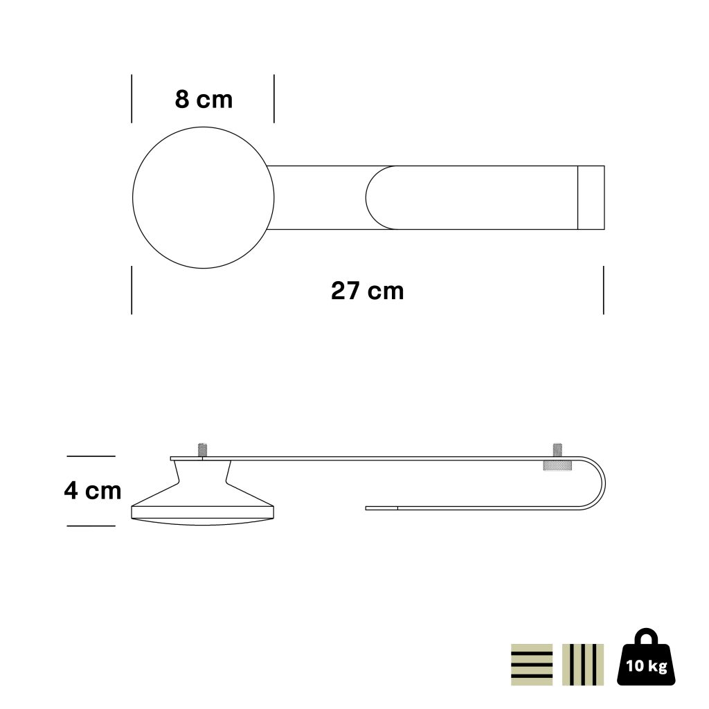 CREATE | Hanger for wood slat wall