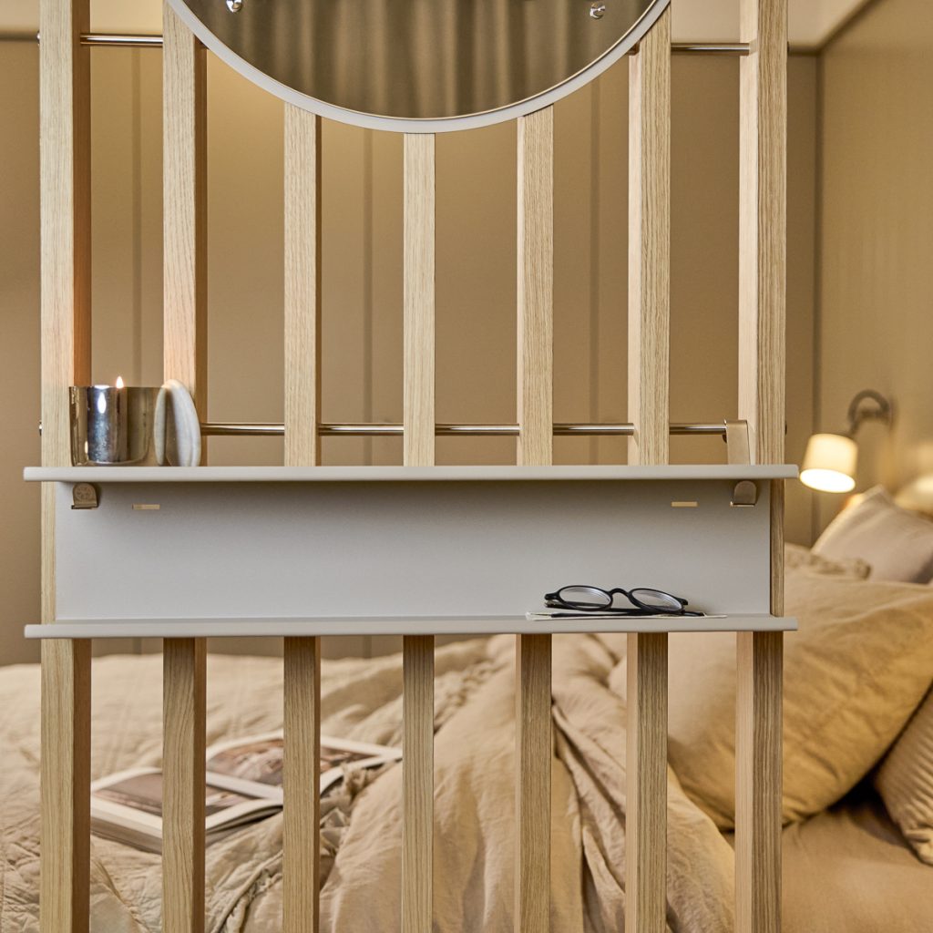 Image 1 of 7 in Embrace | Nell Double Metal Shelf gallery